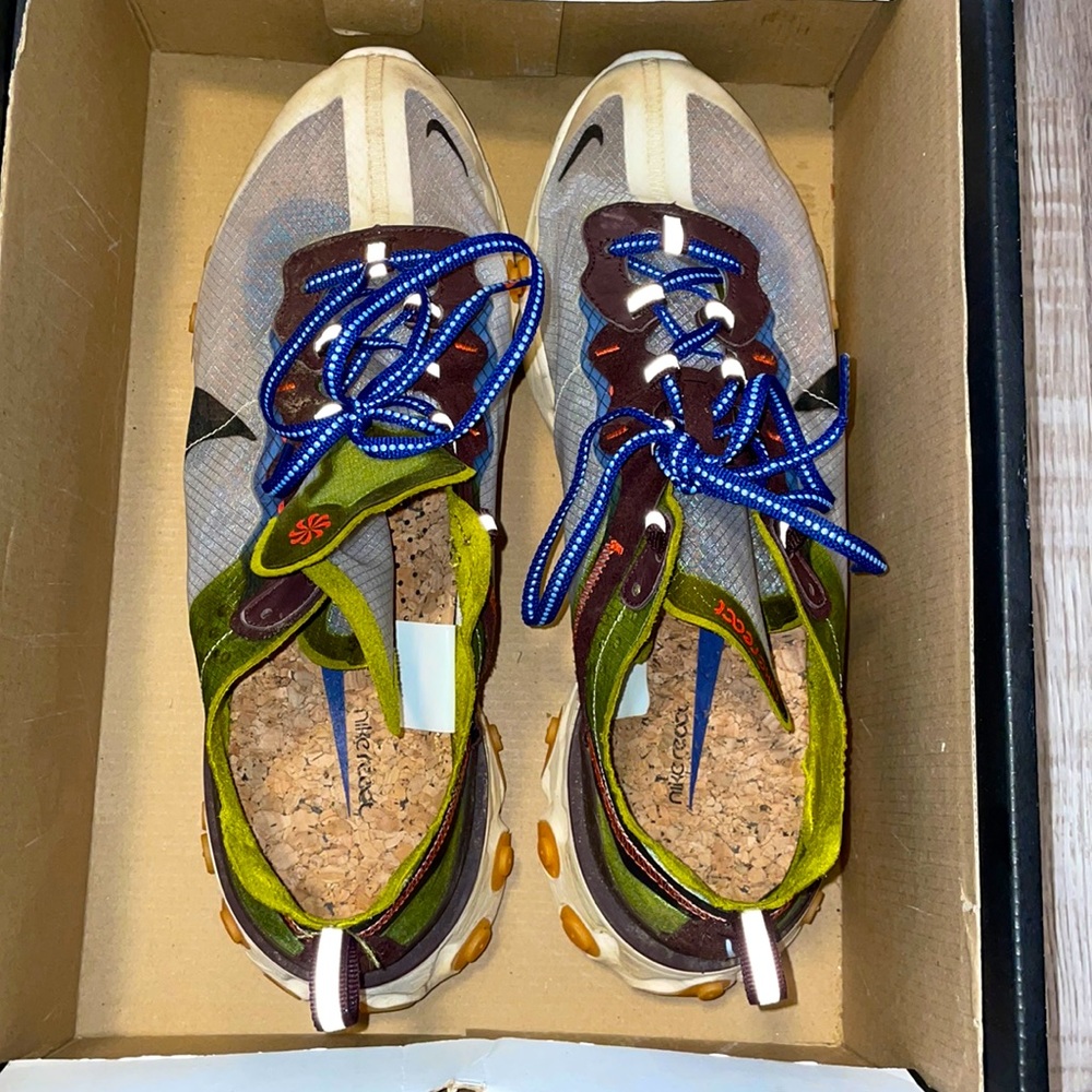 RARE see through Nike Reacts men size 13